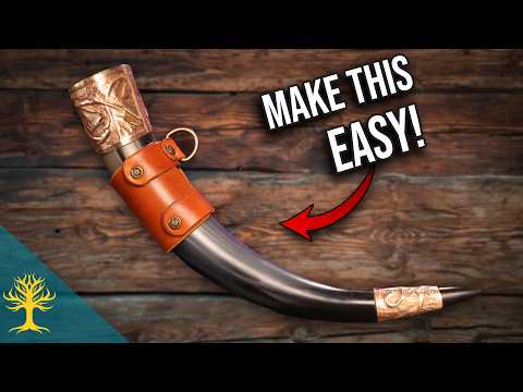 Metal, Leather, and Horn—The Ultimate Drinking Vessel!