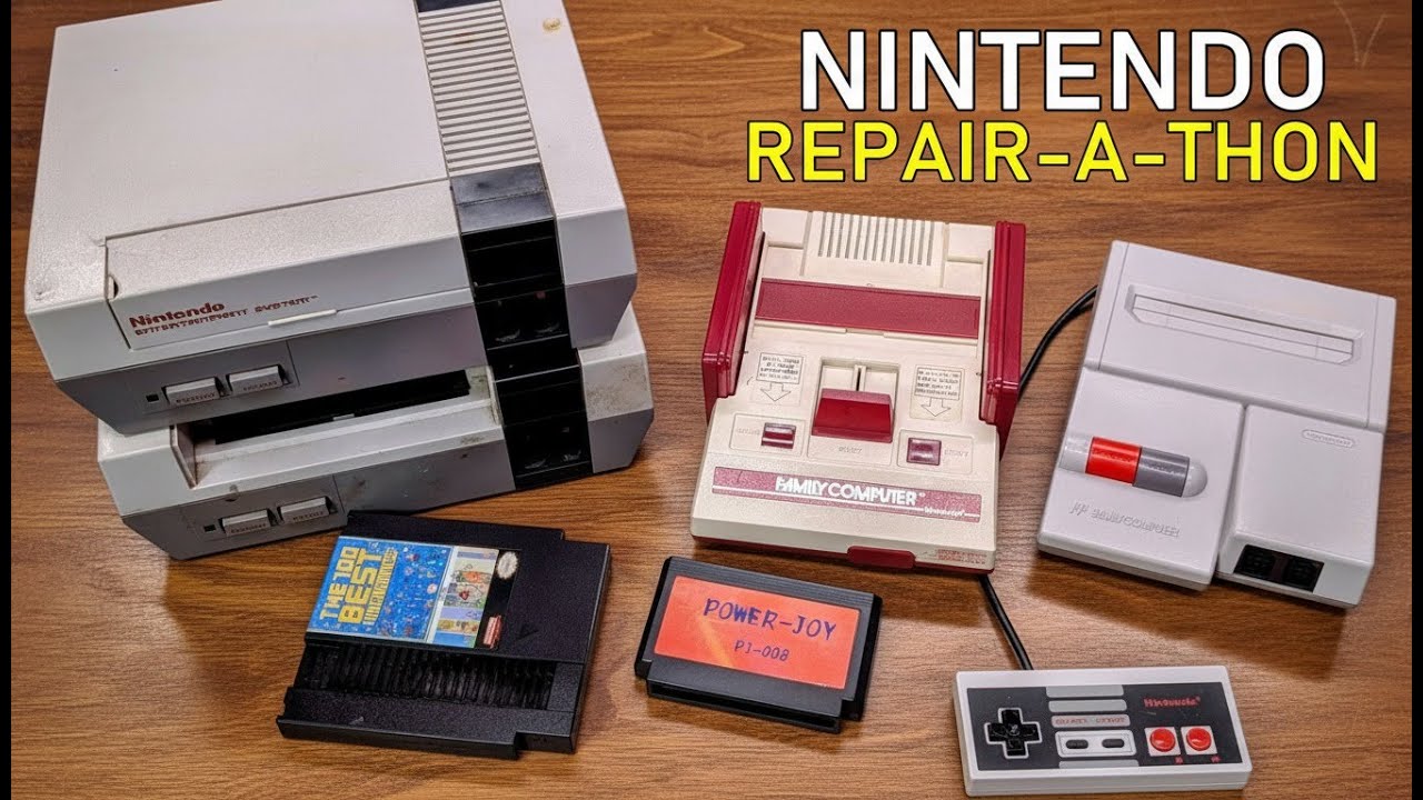 Can I fix four broken Nintendo game consoles?