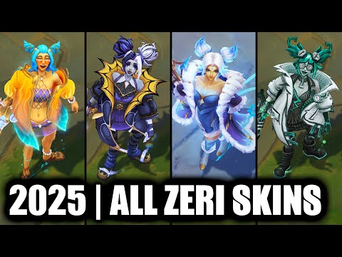 ALL ZERI SKINS SPOTLIGHT 2025 | League of Legends