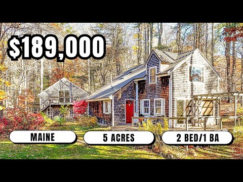 Dreamy Maine Cape Cod Home + Barn + 5 Acres = Unbelievable Value