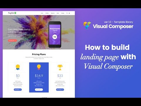 Visual Composer Templates Library