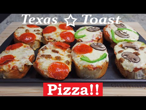 Best Pizza Recipe | How to make Texas Toast Pizza | Bread and Butter Pizza