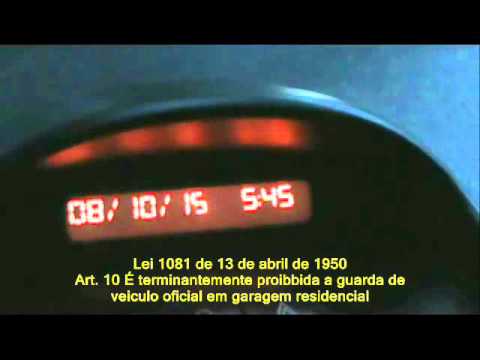 Empresa Metropolitana de Aguas e Energia flagrante  carro oficial