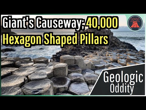 The Geologic Oddity of 40,000 Hexagon Shaped Pillars; Giant's Causeway