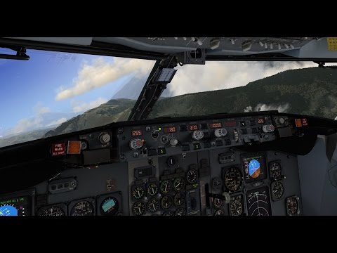 X-Plane 11 IXEG 737 Approach into Innsbrück (LOWI)