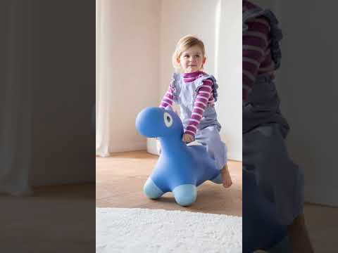 Миниатюра изображения товара Игрушка-прыгун Quut Hoppi Bouncing Dino / 174080 (космический синий)