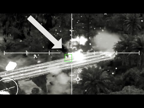 AC-130 Gunship Attack - Jungle Mission - Combat Footage - Military Simulation - ArmA 3