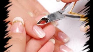 Техника выполнения классического обрезного маникюра - Видео онлайн