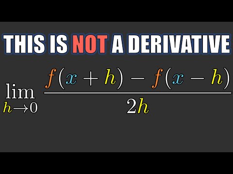Do You REALLY Understand Derivative? | Symmetric Derivative and Generalized Pseudoderivative