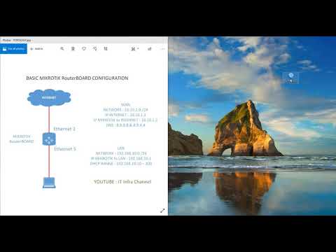 BASIC MIKROTIK CONFIGURATION (Masquerade, Routing, Password)