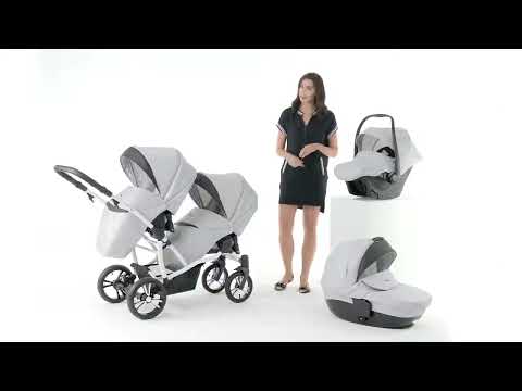 фото коляска для двойни/погодок bebetto 42 comfort 3в1. гарантия. 0