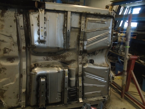 1958 Chevy Impala Restoration Update, New Floor Pans, lastchanceautorestore com