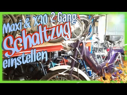 2 Gang Schaltzug einstellen | Puch Z50 Maxi 2, X30 & Sprinter | So verstehst du es besser!