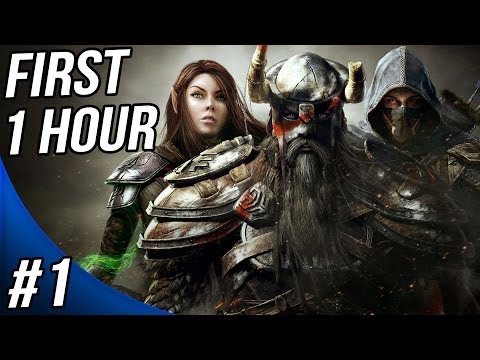 The Elder Scrolls Online Walkthrough Part 1 Gameplay Let's Play - The First Hour