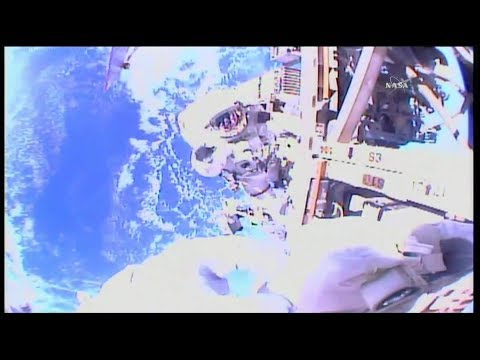 International Space Station U.S. EVA 51 (time lapse)