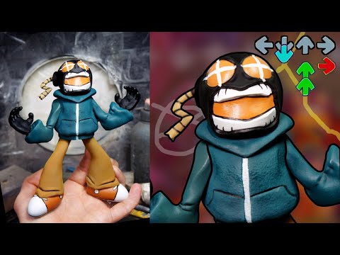 [FNF] Making Whitty Sculpture Timelapse - Friday Night Funkin Mod