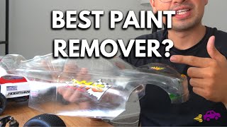 THIS WORKS! Removing Paint From RC Car Body