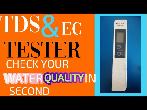 So verwenden Sie den TDS- und EC-Tester #2021