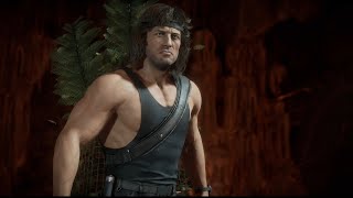Mortal Kombat 11 - Rambo vs Kano Gameplay