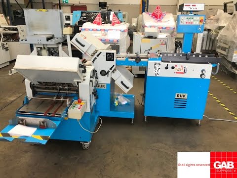 fully refurbished GUK FA 36 4 4K SAF miniature paper folding machine for sale   Gab Supplies Ltd   2