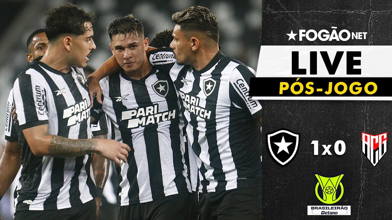 LIVE | Pós-jogo e repercussão da vitória do Botafogo sobre o Atlético-GO no Brasileirão 2024