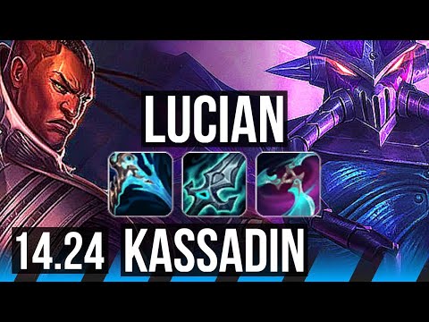 LUCIAN vs KASSADIN (MID) | Dominating | KR Diamond | 14.24