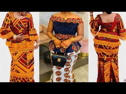 Latest Designs Of Ankara Skirt and Blouse Styles Asoebi Styles Flawless Classic African Fashion Styl