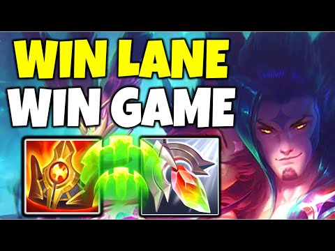 HOW TO WIN LANE AS RAKAN SUPPORT (FREE WINS)