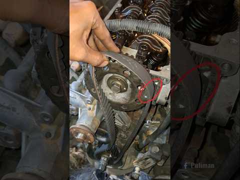 Mitsubishi Kuda 4G15 Timing Belt Installation #automobile #timingmarks #mechanic #tips #enginerepair