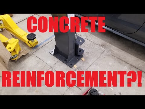 Car Lift Concrete Reinforcement - How to Reinforce Cement for an Auto Lift (Super Garage Video #3)