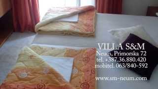preview picture of video 'Villa S&M Neum, Primorska 72, 036/880-420'