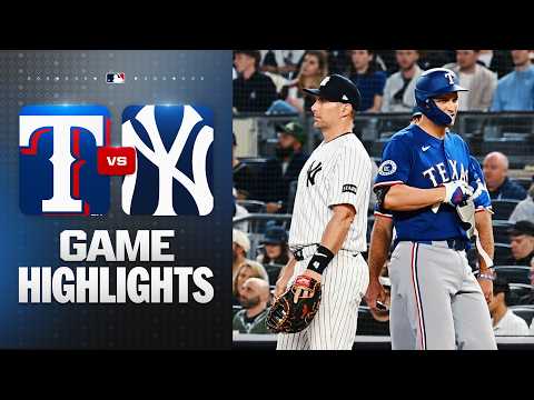 뉴욕양키스 VS 텍사스 1:6 MLB 스포츠하이라이트