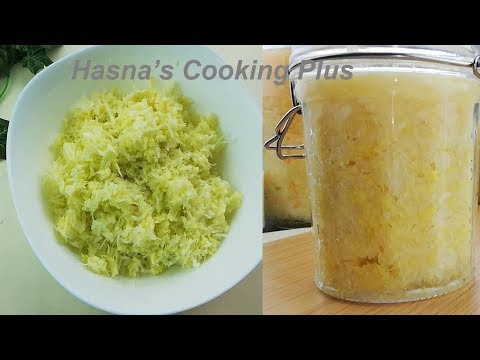 প্রোবায়োটিকসের ভান্ডার, ঔষধ লাগবেনা আর। বাঁধাকপির আচার রেসিপি ও উপকারিতা Sauerkraut Recipe benefits
