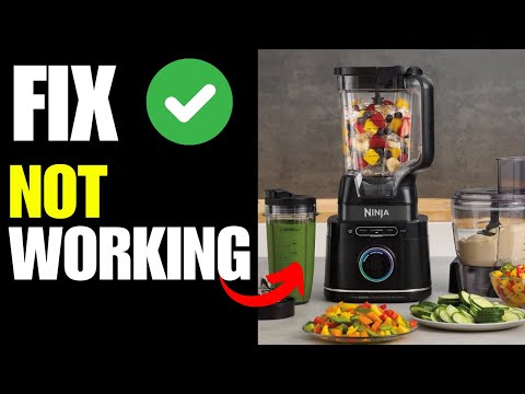 Ninja Blender Not Working Red Light Flashing - how To Fix