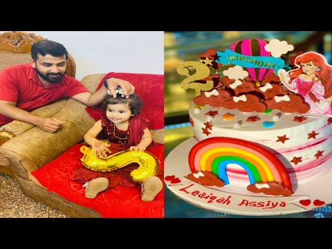 My Lil Princess B'day Celebration 🥳 2nd B'day Laaiqah Assiya😘