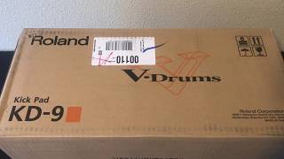 Video thumbnail for Roland KD-9 Electronic Drum Kick Pad Unboxing by Youceff Kabal