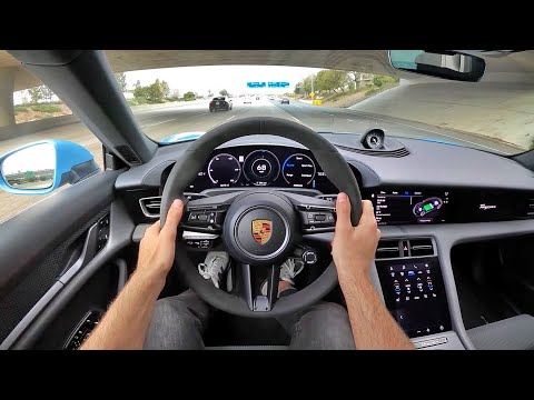 2020 Porsche Taycan 4S Performance Battery Plus POV Test Drive (3D Audio)(ASMR)