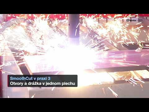 SmoothCut v praxi 3: otvory a drážka v jednom plechu – plazmové rezanie s robotom UR