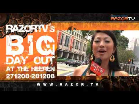 RAZORTV - RazorTV's Big Day Out - Genecia Luo Miss Singapore Universe