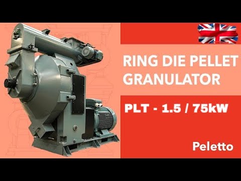 75kW Ring Die Pellet Mill for the production of fuel and feed pellets from Peletto.pl
