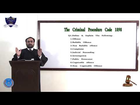 Criminal Procedure code and Medical Jurisprudence Part-III Lecture-I