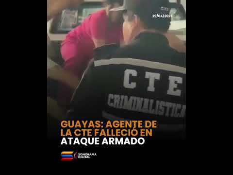 DISPAROS CONTRA DOS UNIFORMADOS DEJAN UN FALLECIDO EN ISIDRO AYORA