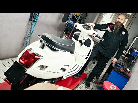 My new Vespa Gts 300 hpe super winter tires and Porco Nero brakes