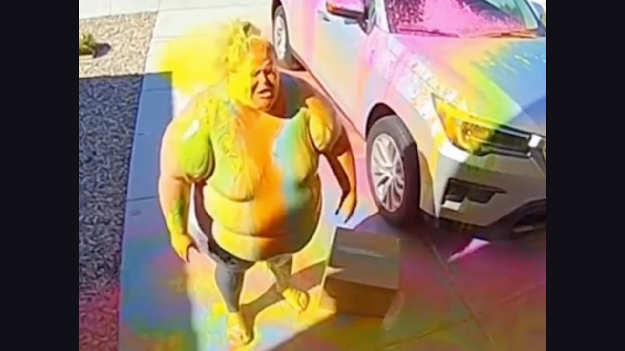 Porch Pirate Gets a Paint Trap Surprise 😂🎨 | Caught on Ring Camera