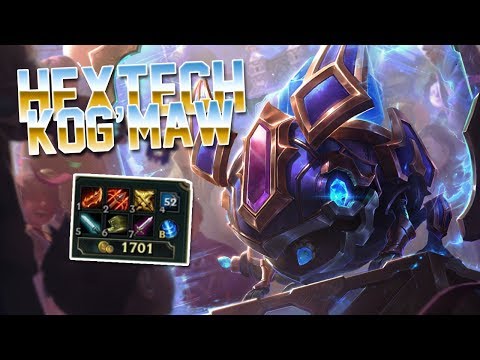 HEXTECH KOG'MAW ADC! - Full Gameplay/No Commentary - League of Legends