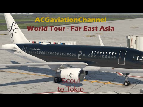 XP11.50 World Tour - Far East Asia - Episode 3 -  with Toliss A319 from RKSI - RJTT