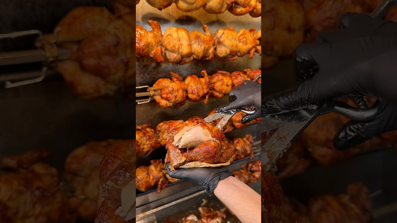 نصف فرخة شواية حلبية😋