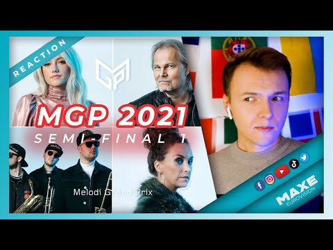 Melodi Grand Prix 2021 | Semi-Final 1 | REACTION | Norway 🇳🇴 (Stina Talling, Blåsemafian, Jorn...)
