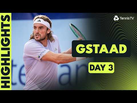 Tsitsipas Takes On Kym, Rinderknech Battles Fellow Frenchman Tabur & More | Gstaad Highlights 2026