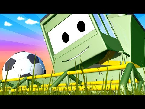 Troy der Zug -  Fifa Spezial Folge - Harvey Der Mähdrescher - Autopolis 🚄 Cartoons für Kinder 🚓 🚒